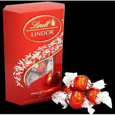 

Lindt Lindor Milk Chocolate Truffles Cokelat Import Swiss Coklat