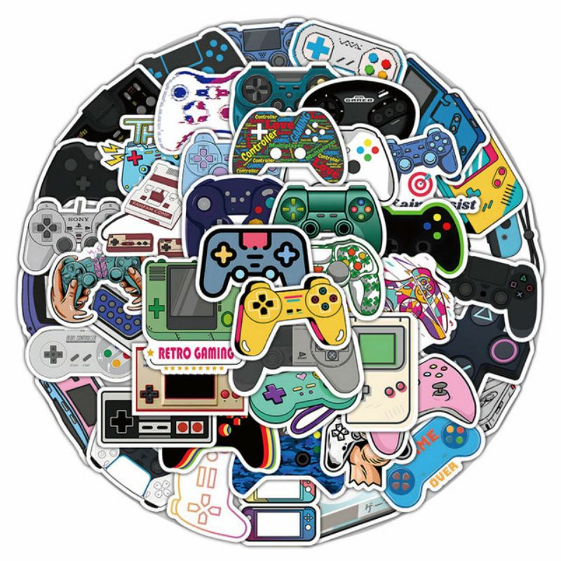 

Stiker Pack Joystick Style 260132- Stiker Aesthetic Keren Imut Laptop, Aksesoris Hp, Anti Air, Motif, Helm, Tumbler, Koper, Kulkas