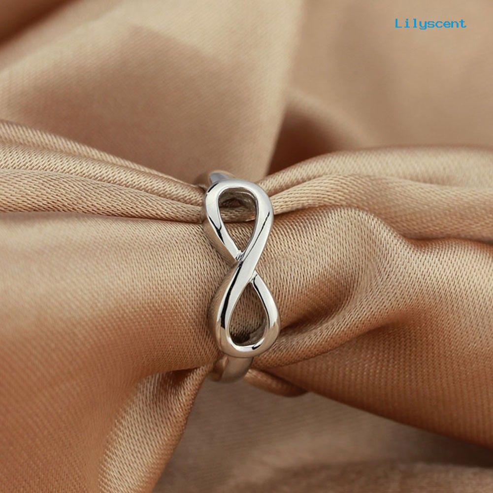 Cincin Desain Simbol Eternity Endless Love Untuk Wanita