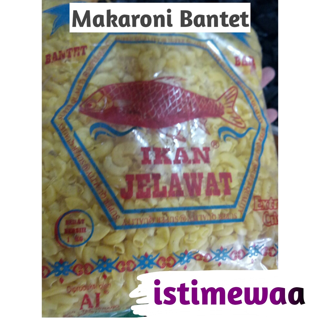 

Makaroni cap Ikan Jelawat