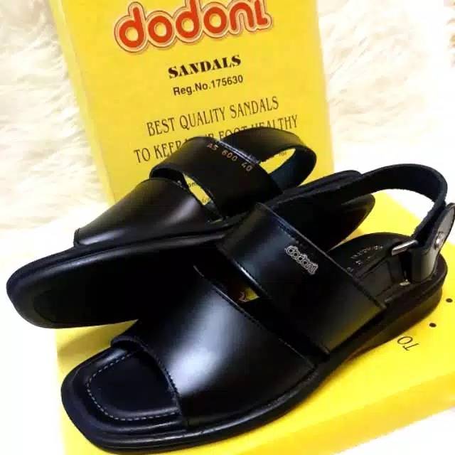 [LESTARIGalleryShop] Sandal Dodoni Kulit Asli Tali BELAKANG [COD MEDAN] STOK BARU