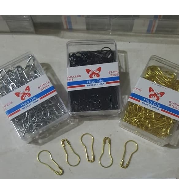 Peniti bohlam / Peniti labu / Peniti anti nyangkut isi 75 pcs