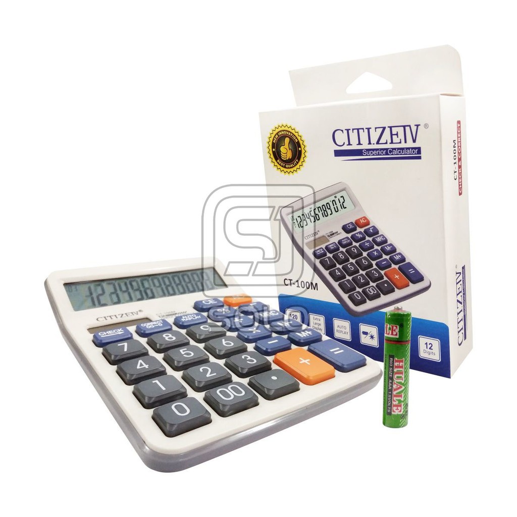 

Kalkulator Citizeiv CT-100M 12 Digit