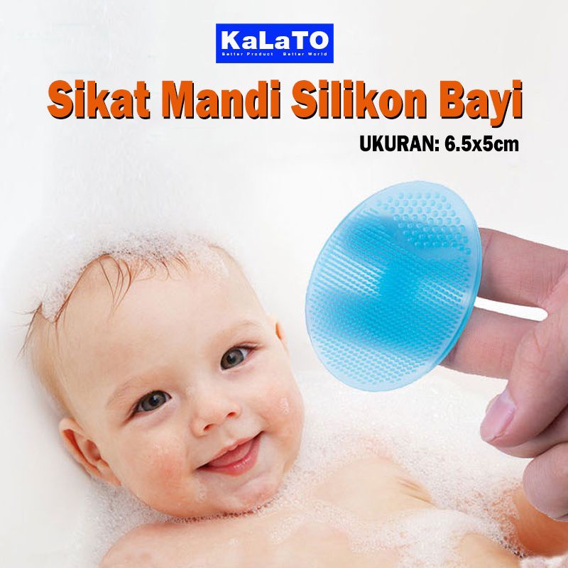 [rumahbayipdg] Sikat kepala bayi sikat mandi bayi bahan silicone