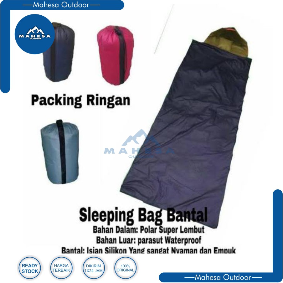 Sleeping Bag Bantal Ultralight Hangat Packing Kecil Lengkap Sudah Ada Bantal Didalamnya Sb Bantal Shopee Indonesia