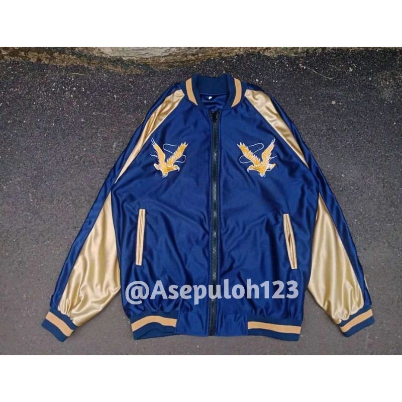 Jaket Sukajan Murayama / Sukajan Japan Golden Eagle / Sukajan Murah Original / Sukajan Pria Murah