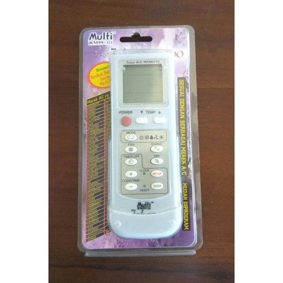 Remote AC Joker Multi RM99+id Ori