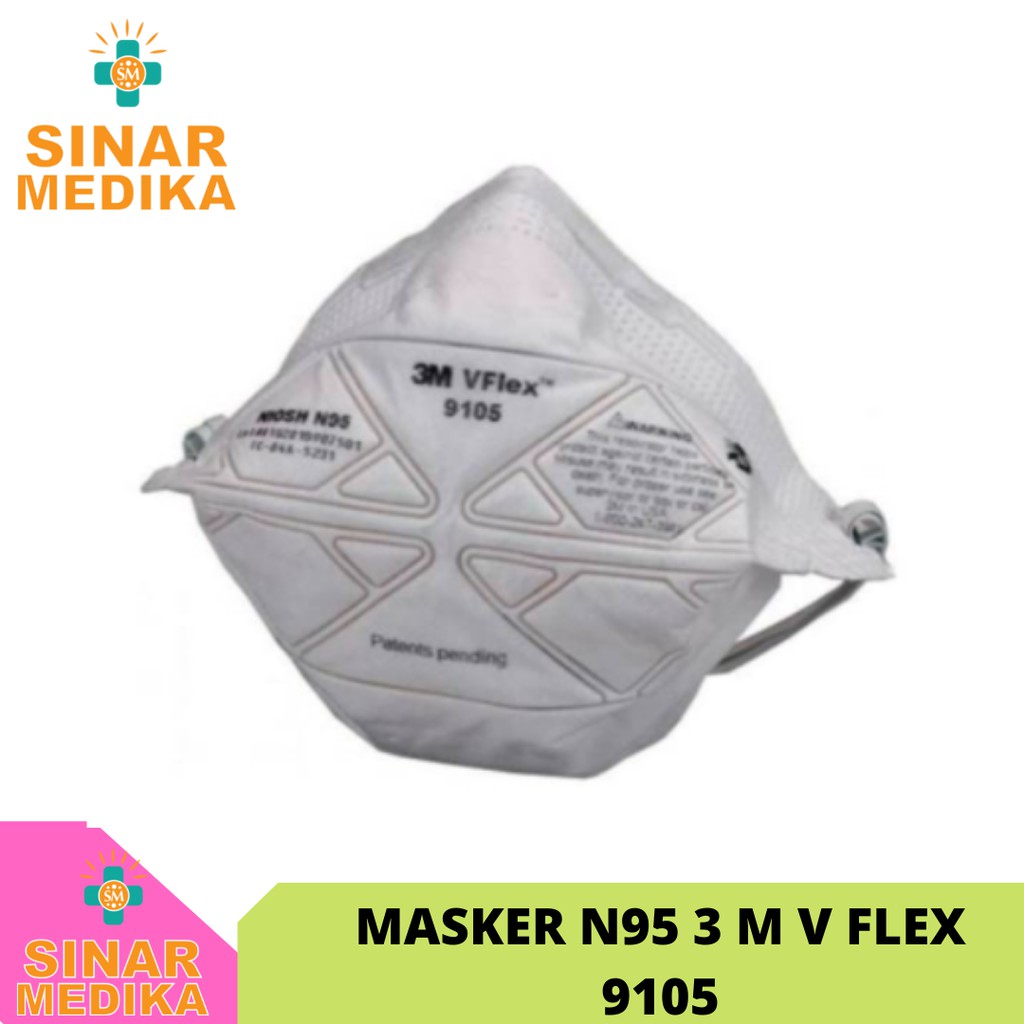 MASKER N 95 9105 VFLEX . MASKER 3M N 95