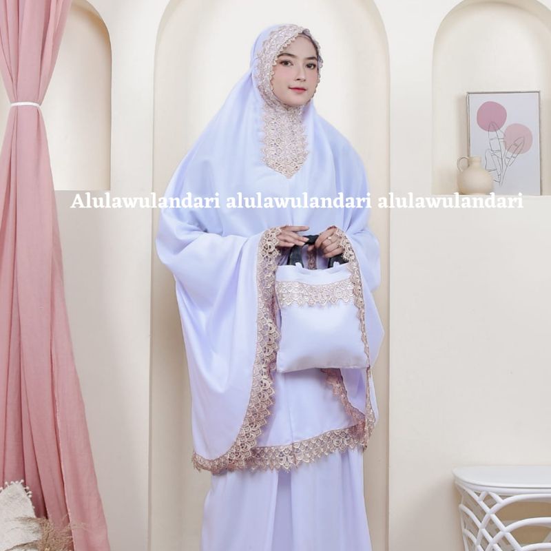 mukena dewasa katun renda ELVIRA series