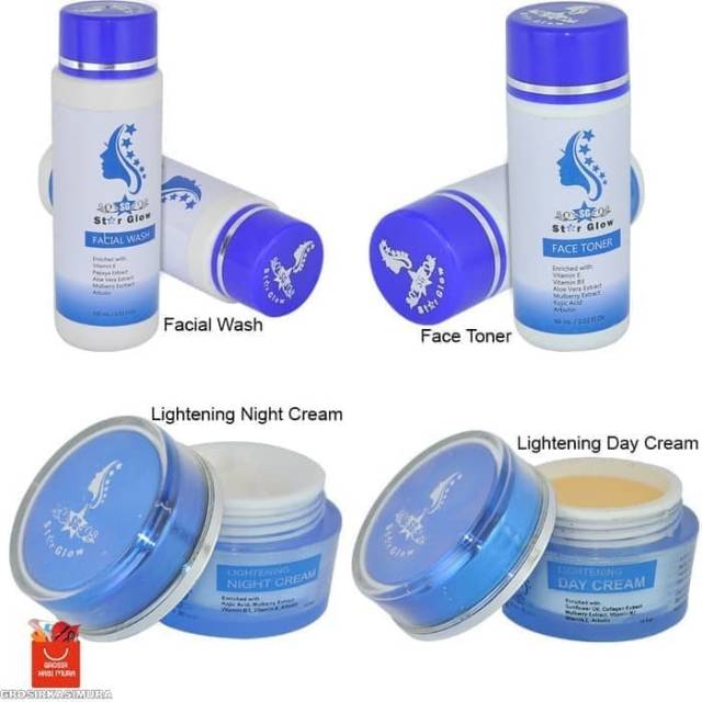 Cream Glow Star Whitening Beauty Care Bpom