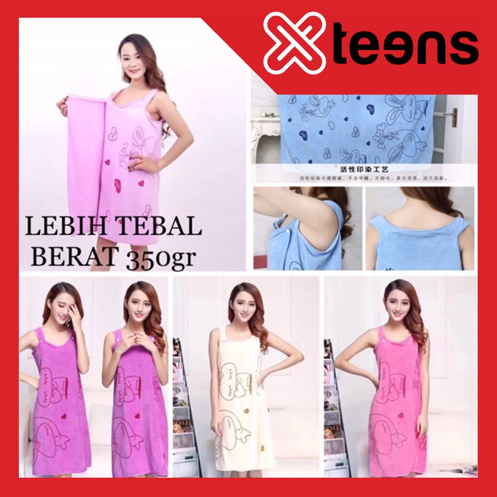 PROMO ! BAJU HANDUK WEARABLE TOWEL HANDUK MULTIFUNGSI KIMONO