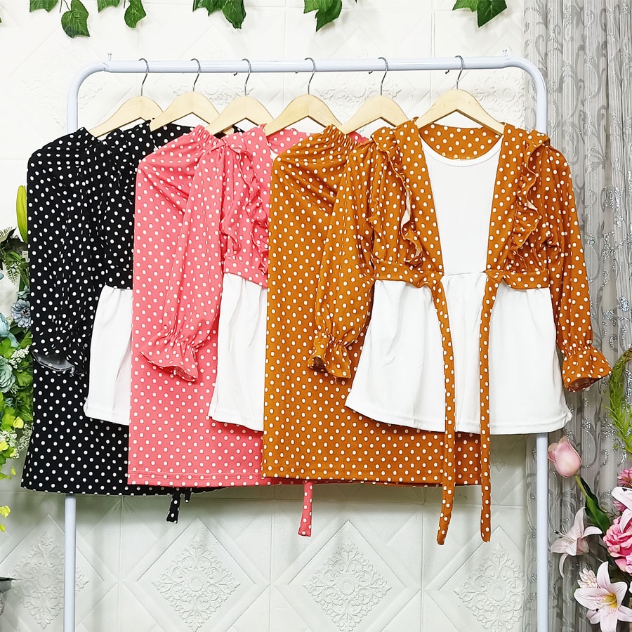 SETELAN ONDE SERAYU BAJU DAN ROK 6-12tahun CARLINA FASHION