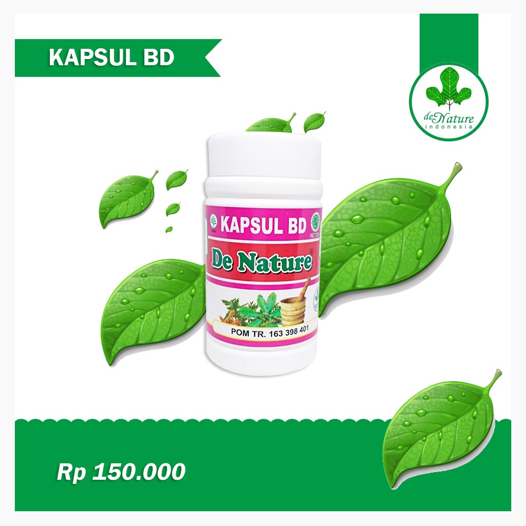 

KAPSUL BD BERSIH DARAH DE NATURE ASLI