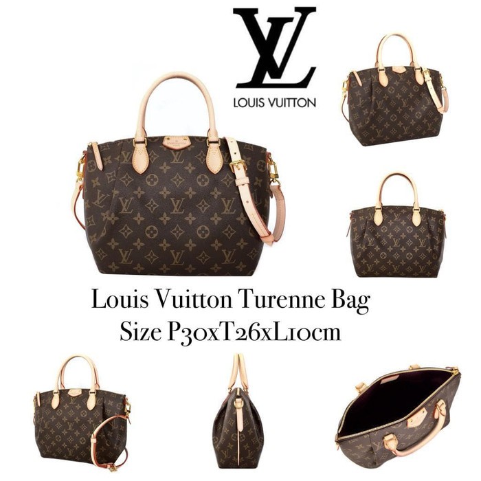 Tas Louis Vuitton Turenne Tote Bag Original