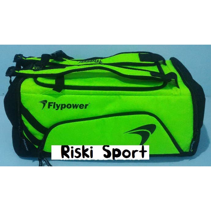 Tas Badminton / Travel Flypower Borneo Green/Black (New 2017)