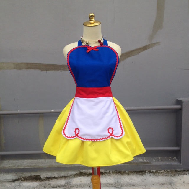 Apron Snow White Cute Edition Size Dewasa &amp; Anak