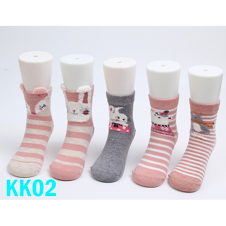 Kaos Kaki Anak Set Motif Karakter Lucu