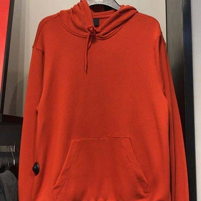 h&m hoodie orange