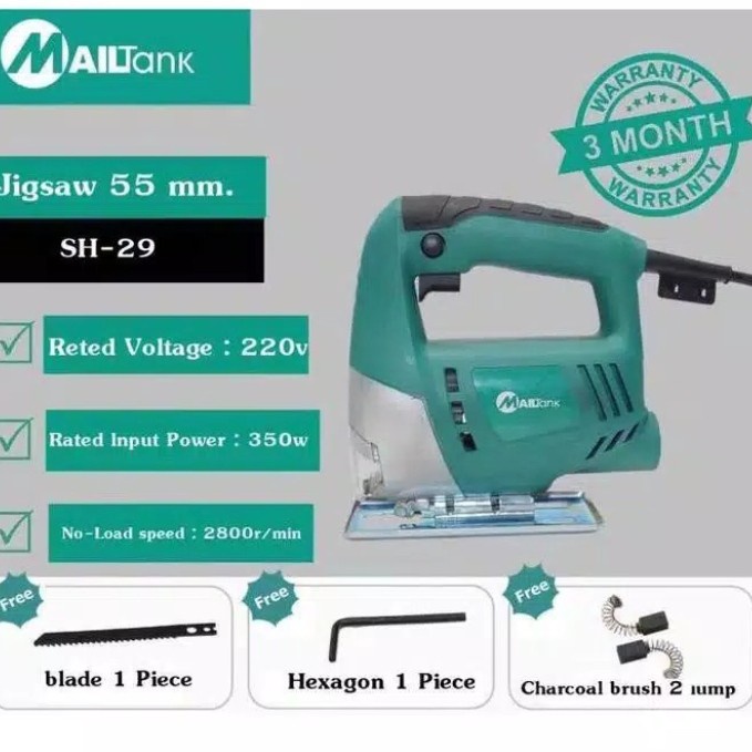 Mailtank Mesin Gergaji Listrik SH29 - Jigsaw-Mesin Potong Triplek