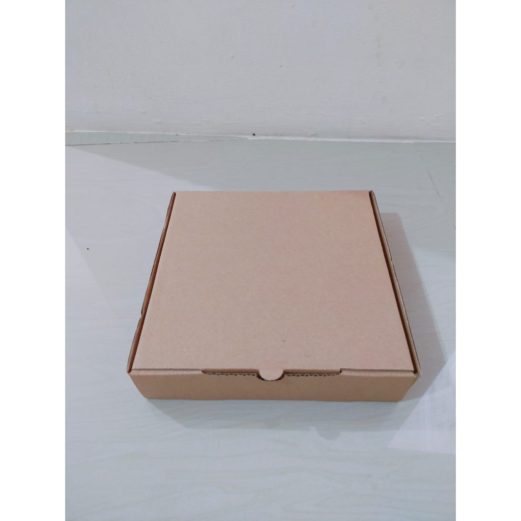 

(10PCS) Kardus pizza polos ukuran 20x20x4,5/pizzabox