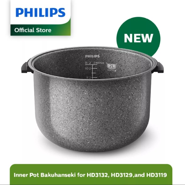 INNER POT PHILIPS RICE COOKER 2L BAKUHANSEKI PANCI PHILIPS RICE COOKER