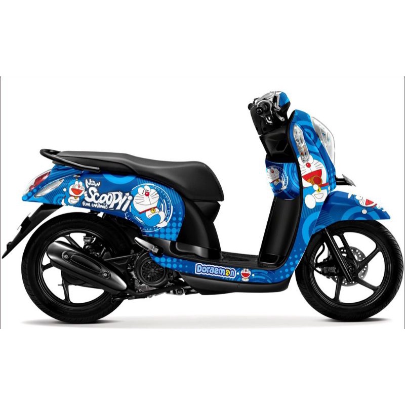 STICKER DECAL SCOOPY FI DORAEMON FULL BODY 2013 - 2016