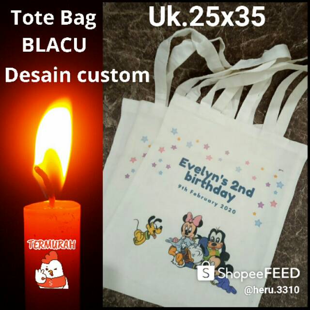 

tas blacu berkualitas tas souvenir tas ultah custom