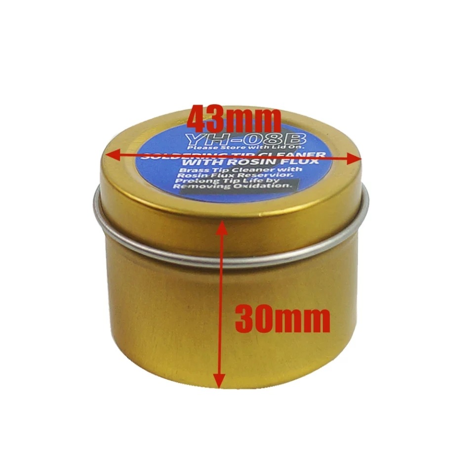 Pembersih Mata Solder Tip Cleaner Kawat Kuningan Dengan Rosin Flux