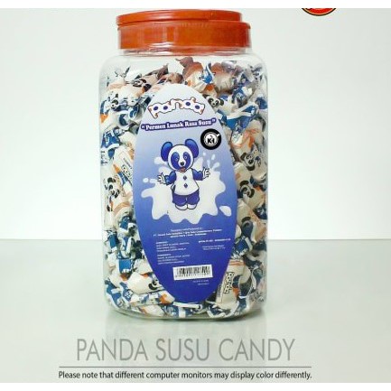 

Permen panda toples isi 200 pcs / permen panda gratis gelas