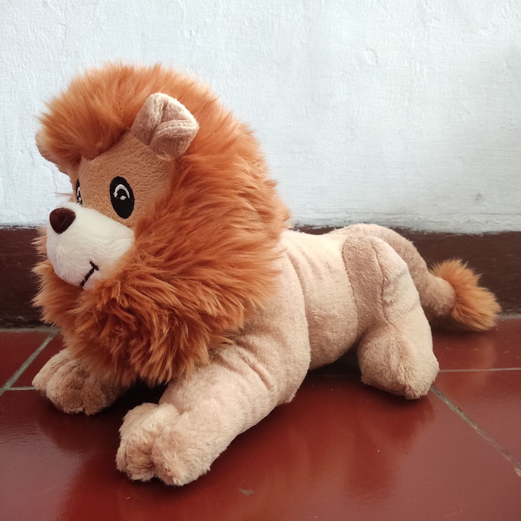 Boneka Singa Panjang 38cm Berlabel SNI