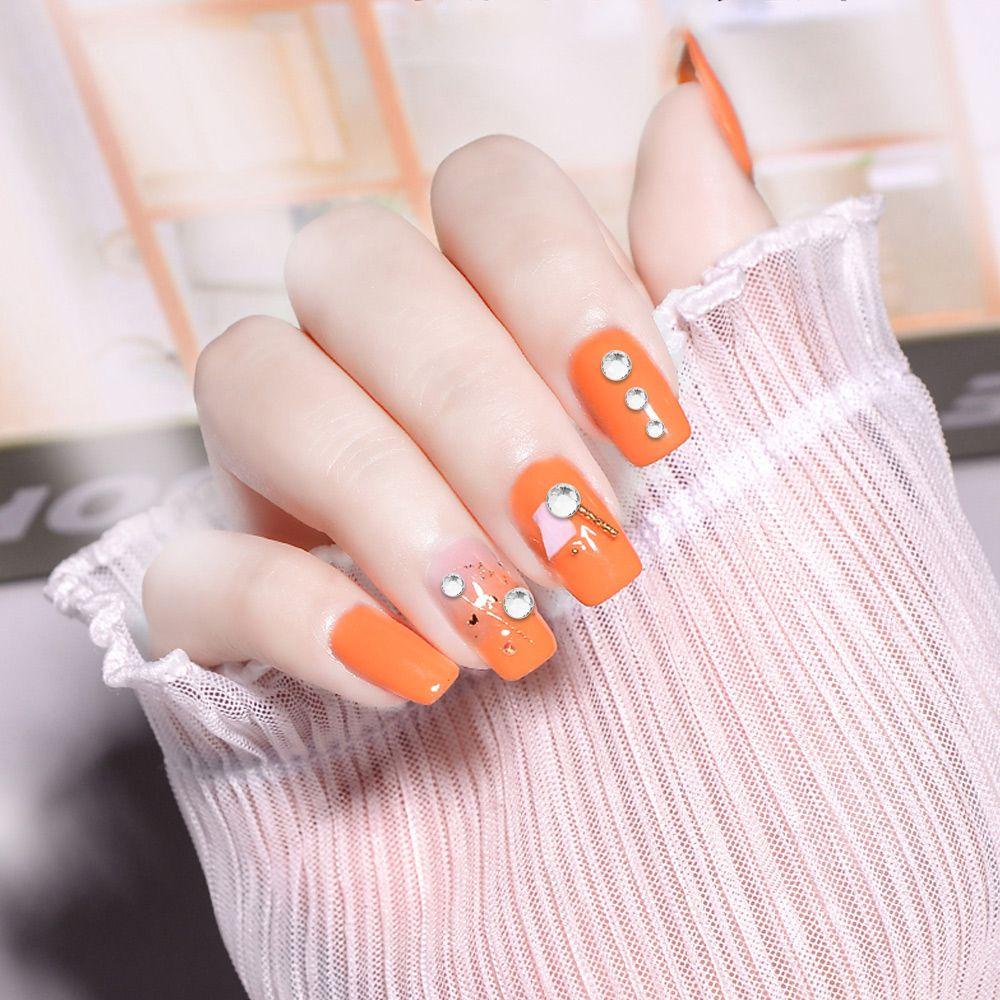 R-flower Nail Rhinestones Kotak Aksesoris Crystals Nails Art