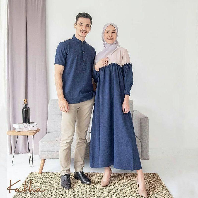 gamis couple adam dan hawa ( NO HIJAB ) - gamis couple - couple muslim - kapel muslim kondangan