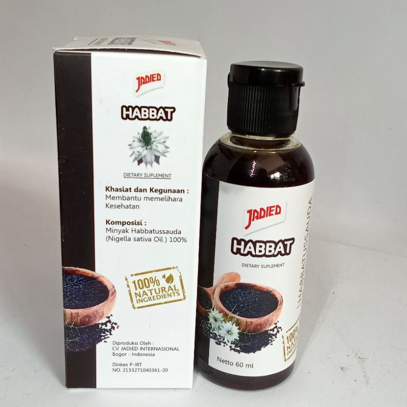 Habbatussauda Jadied cair 60ml dan 100ml - Habbat Jintan Hitam