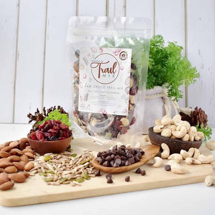 

Natural Raw Trail Mix Chocolate - 150 Gr