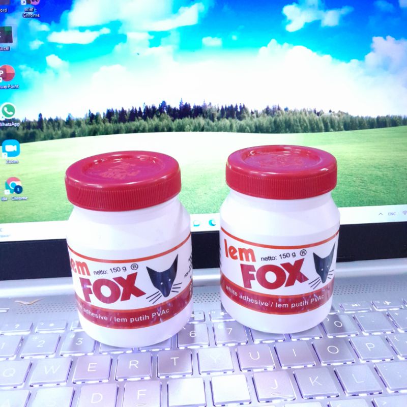 

Lem Fox 150gram Lem Putih PVAc Perekat serbaguna