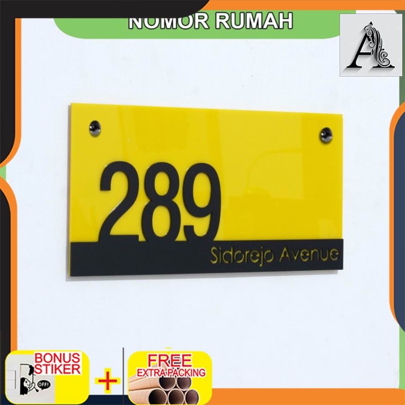 

Terlaris Nomor Rumah Akrilik Modern Minimalis Model 014