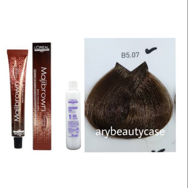 L'oreal loreal majibrown pewarna rambut B5.07
