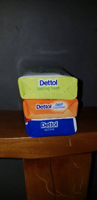 DETTOL SABUN BATANG 65GR ISI 3 Dan isi 6