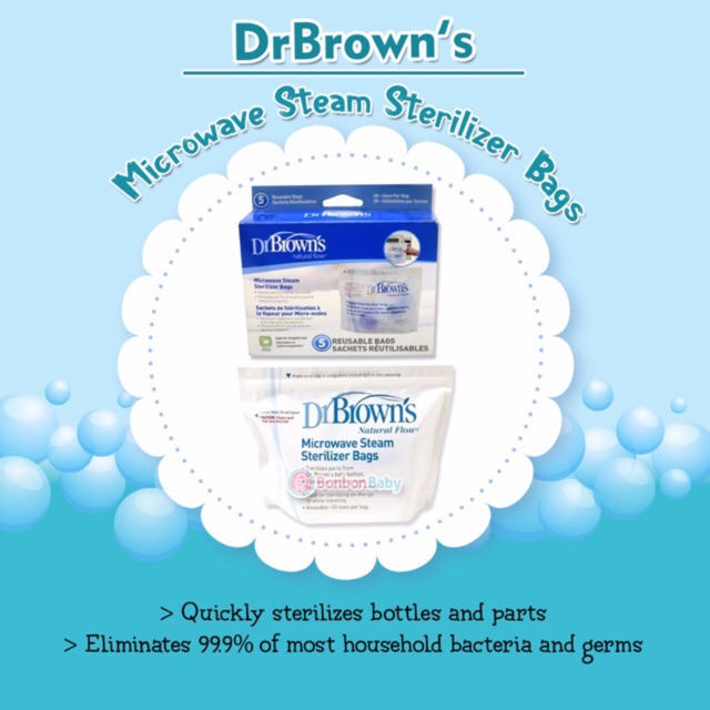 Dr Brown's Sterilizer bags 960