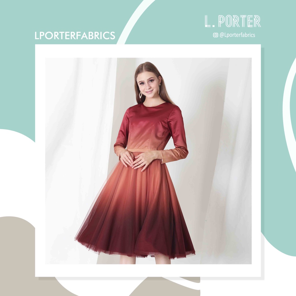 Special Price dress lengan panjang ombre Beige tile/dress wanita dewasa/dress tile/dress ombre/sale 