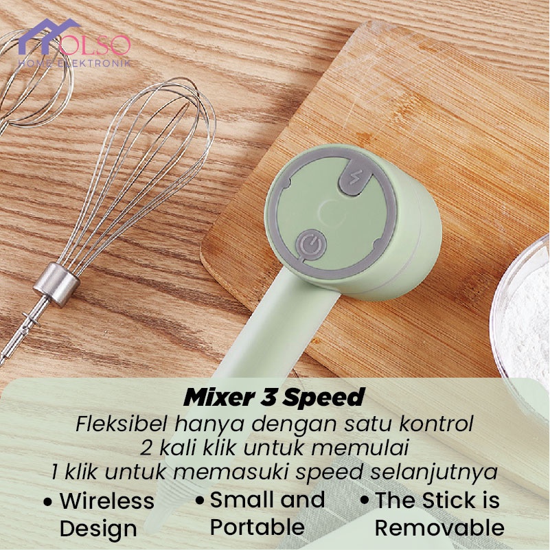 Jual Hand Mixer Portable Mikser Tangan Pengocok Pengaduk Adonan