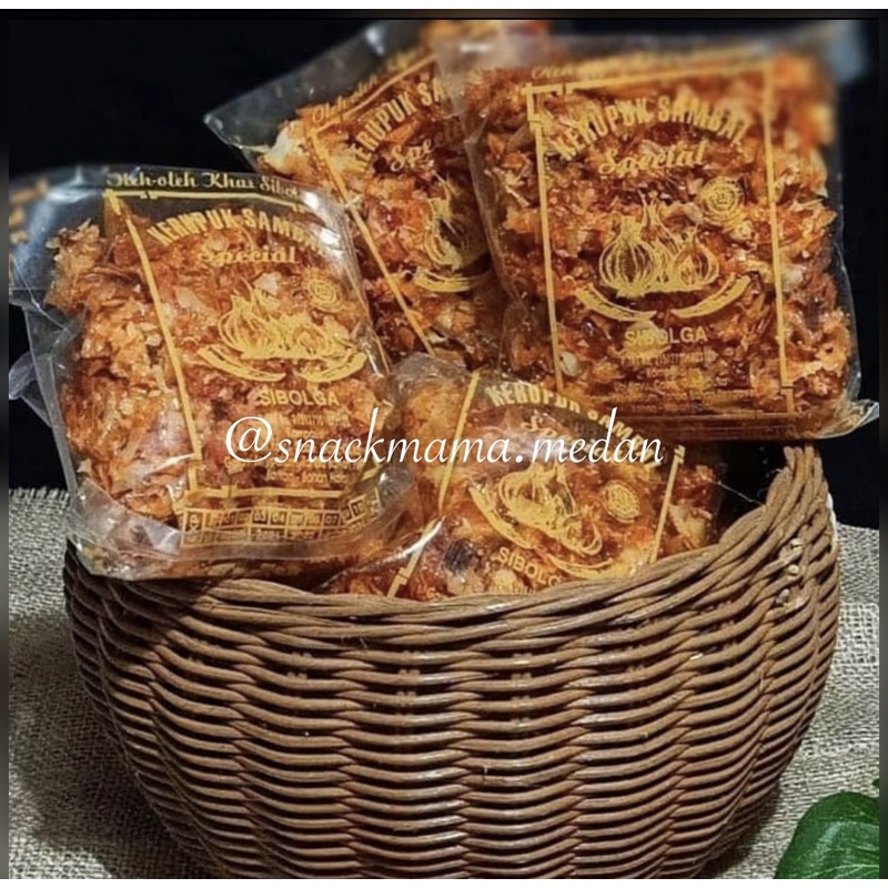 KERIPIK SAMBAL TERI SPESIAL SIBOLGA 40GR