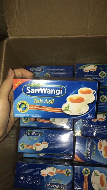 Teh sariwangi isi 48 box dus / teh sari wangi 48 box isi 25 teh celup kotak Dusan / Teh sariwangi