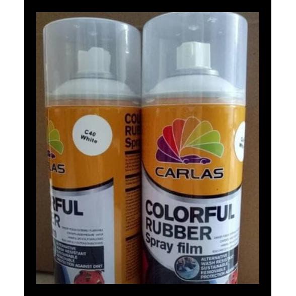 

SPECIAL CARLAS RUBBER PAINT White CARLAS C40 Putih Doff