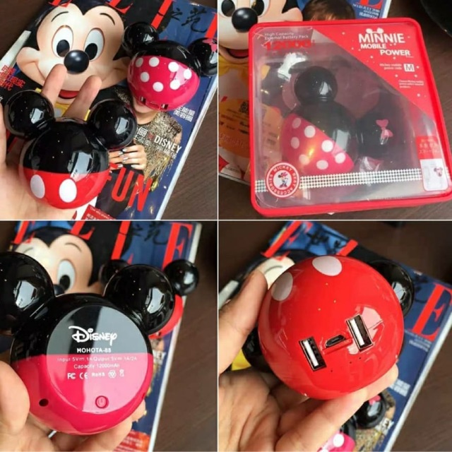 Mickey n Minnie Power Bank