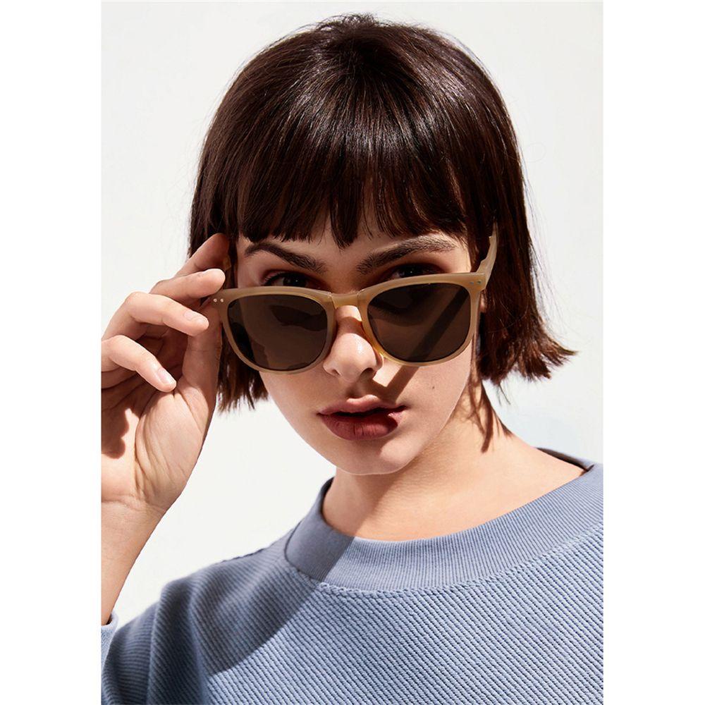 Lily Kacamata Hitam Lipat Vintage Menaruh Saku TR90 Frame Eyewear