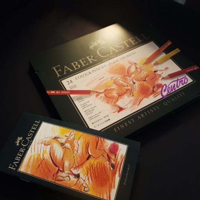 

(DISKON TERMURAH) Faber Castell Polychromos Color Pencils Tin of 24 Pensil Warna
