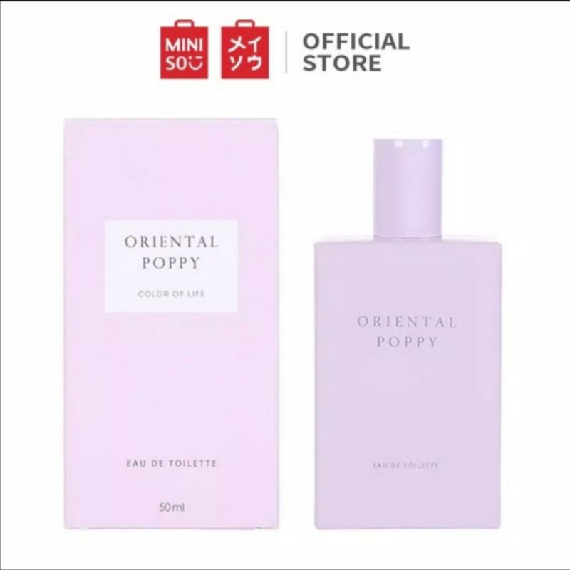 Miniso Official Parfume Color of Life EDT Oriental Poppy