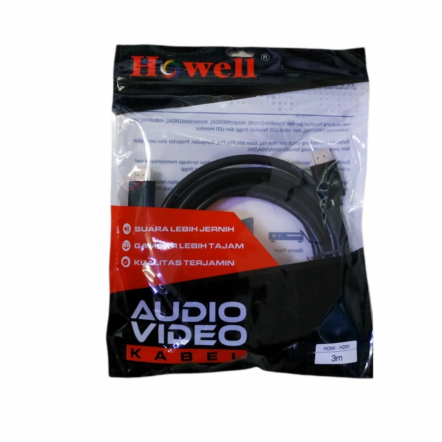 Howell Kabel HDMI PVC Versi 1.4 3M