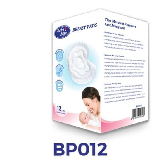 Baby Safe Breast Pads Isi 12 Pcs - BP012 / Alat Serap Air susu